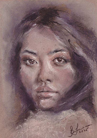 НежностьСухая пастель. 2025